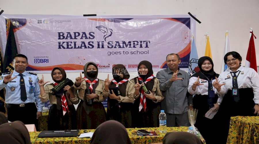 Bapas Sampit Lanjutkan Program ‘Bapas Goes to School’ Jilid II