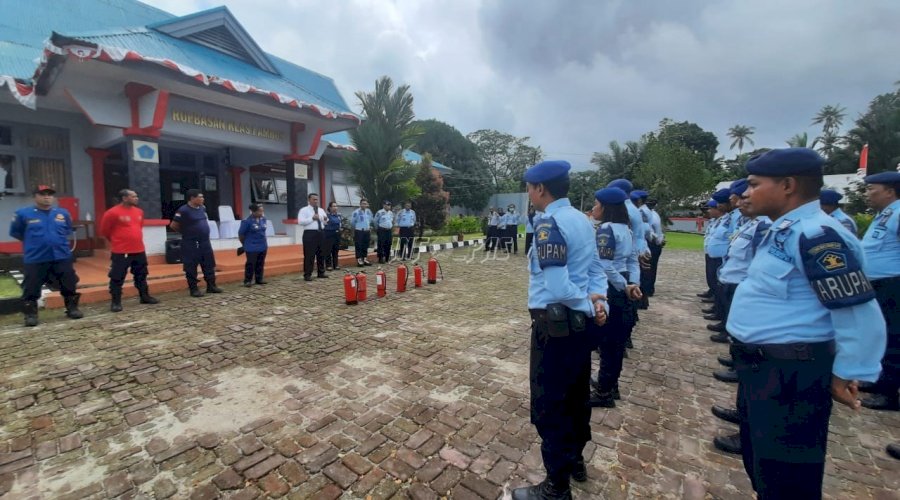 Kanwil Kemenkumham Maluku Bekali Petugas dengan Bimtek Manajemen Mitigasi Bencana