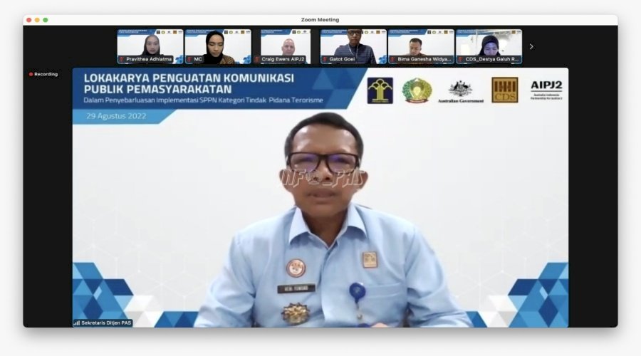 Petugas Pemasyarakatan Didorong Bagikan Kisah Sukses Pembinaan Napiter