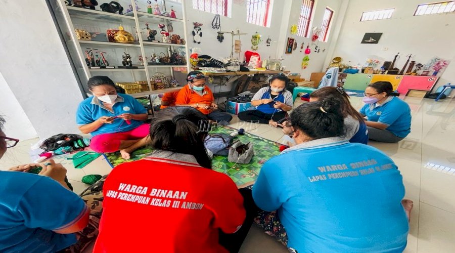 Akan Ikuti Sejumlah Pameran, Lapas Perempuan Ambon Persiapkan Hasil Karya WBP