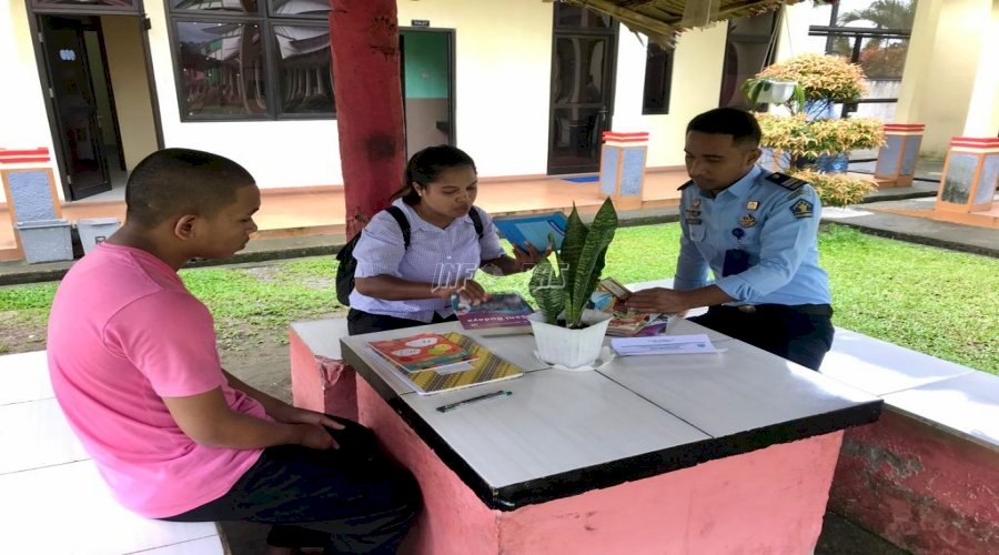 Penuhi Pendidikan Anak, LPKA Ambon Terima Guru SMA Katolik Maria Mediartix