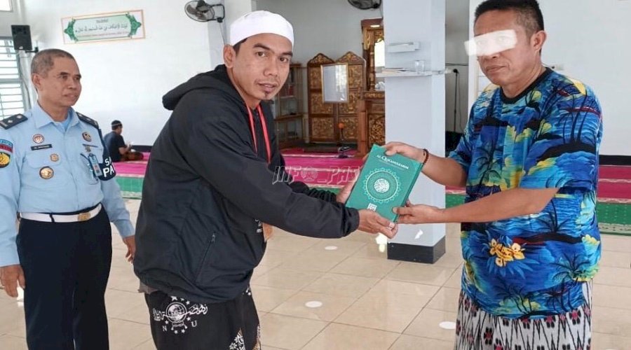 Lapas Narkotika Karang Intan Terima 60 Al-Qur’an dari BWA Indonesia