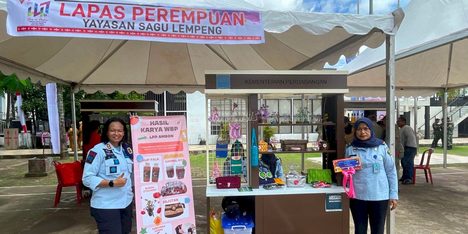 LPP Ambon Pamerkan Hasil Karya WBP di Mini Expo UMKM