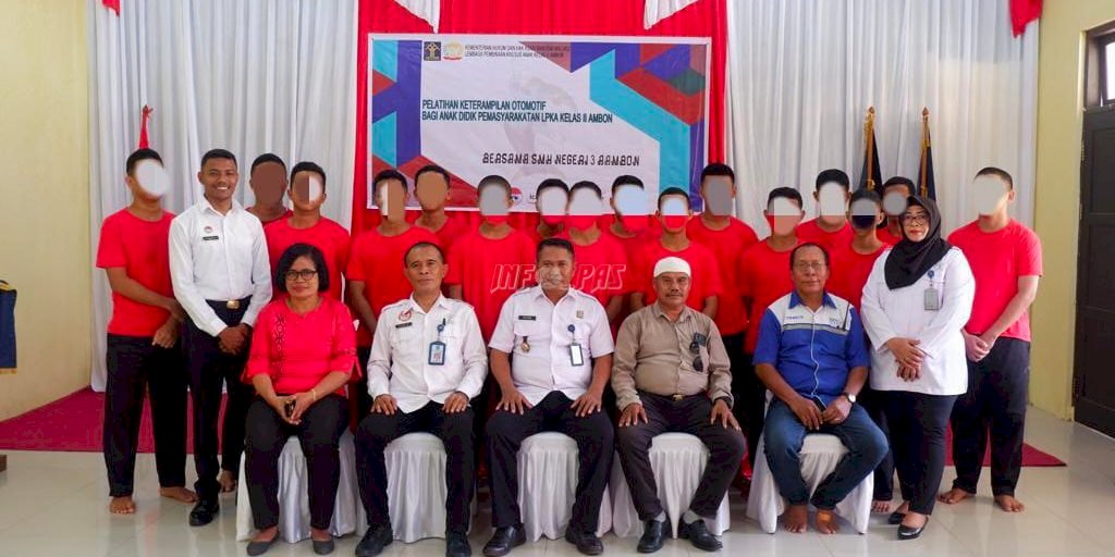 Anak LPKA Ambon Selesai Ikuti Pelatihan Las dan Otomotif