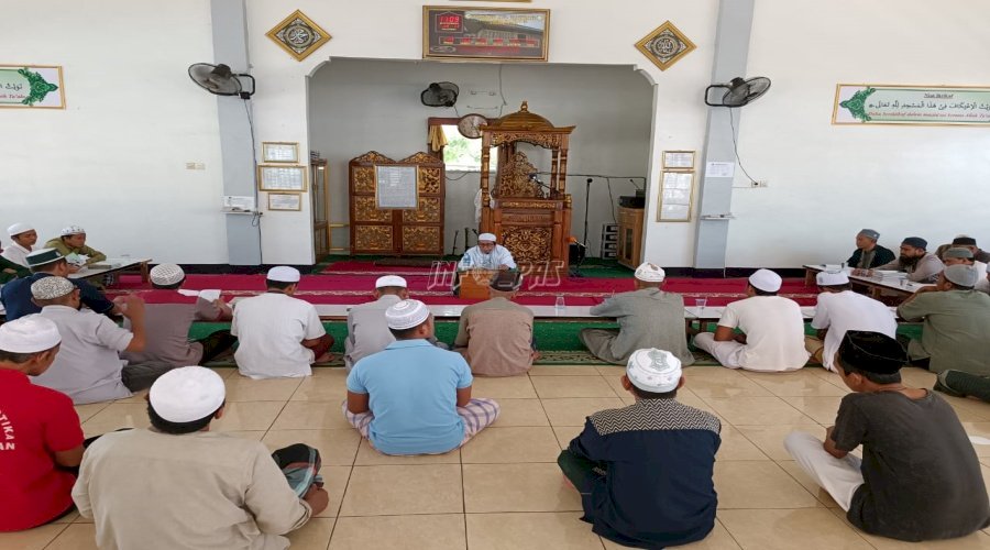 Puluhan WBP Lapas Narkotika Karang Intan Baca Salawat Dalail al-Khairat