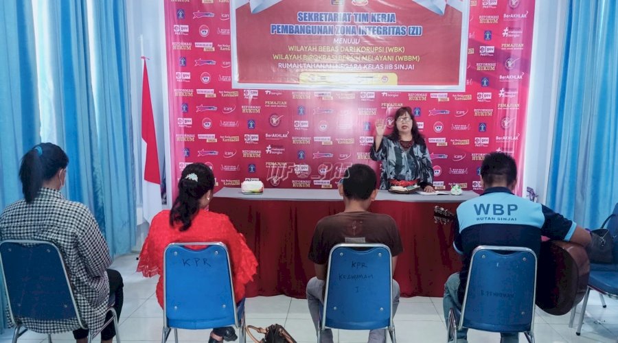 Gapai Kedamaian Diri, WBP Rutan Sinjai Dibekali Bimbingan Kerohanian