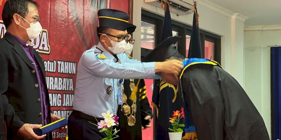 Tuntaskan Pendidikan, WBP Lapas Narkotika Pamekasan Diwisuda