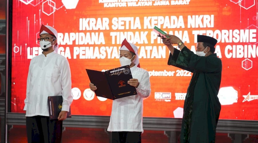 108 Napiter Ikrar Setia NKRI, Dua dari Lapas Cibinong