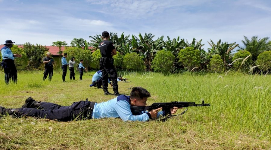 PFMD Petugas Lapas Sampit Bersinergi dengan Sat. Brimob Polda Kalteng