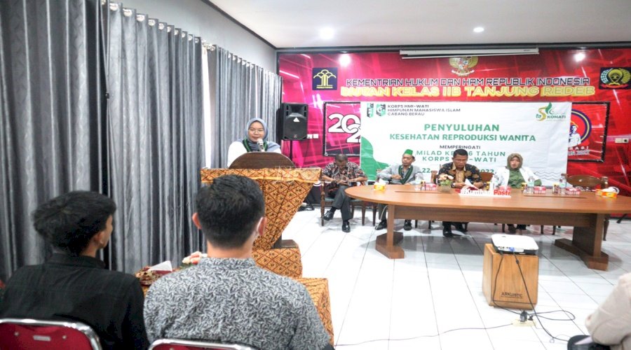 Rutan Tanjung Redeb & HMI-WATI Berau Edukasikan WBP tentang Kesehatan Reproduksi