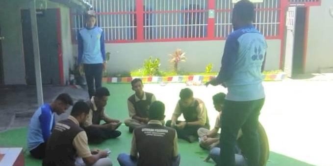 Bentuk Mental Disiplin, WBP Lapas Wonreli Ikuti Pramuka
