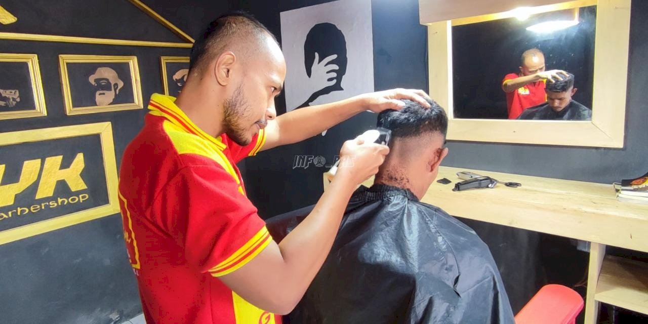 Nyonk Barbershop Ramai Diminati Petugas dan WBP Rutan Masohi