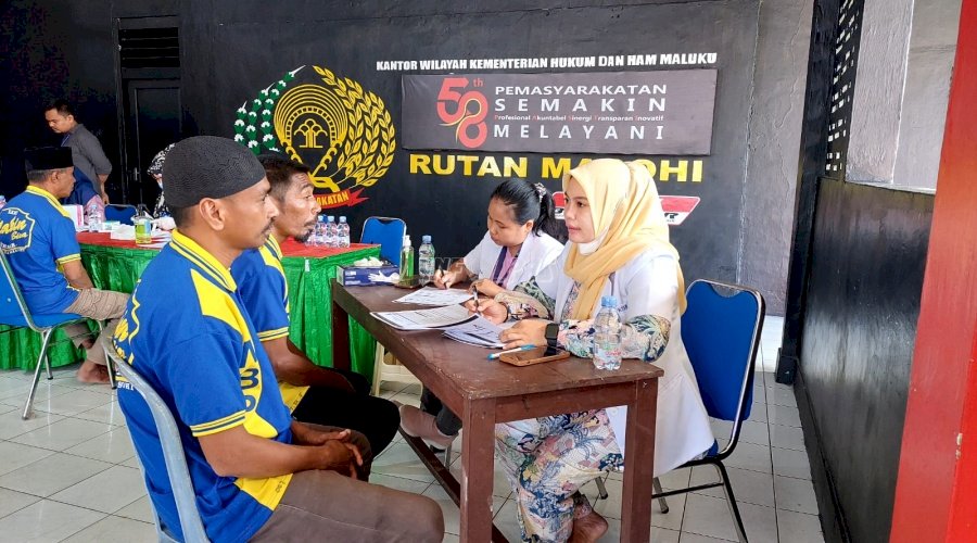 WBP dan Petugas Pemasyarakatan Jalani Skrining HIV/AIDS