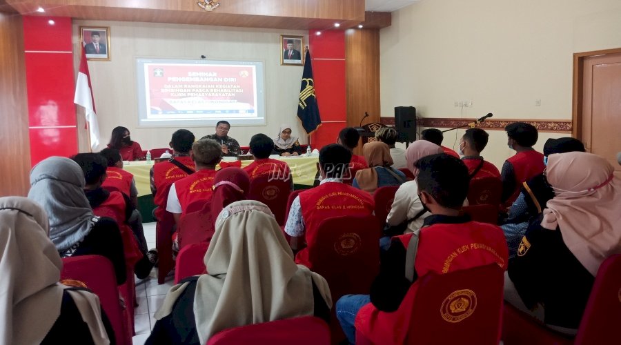 Bapas Wonosari Gandeng BNNK Bantul Gelar Seminar Pengembangan Diri Klien Pemasyarakatan