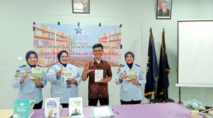 Lapas Perempuan Martapura Terima 1.000 Eksemplar Buku dari Perpusnas RI