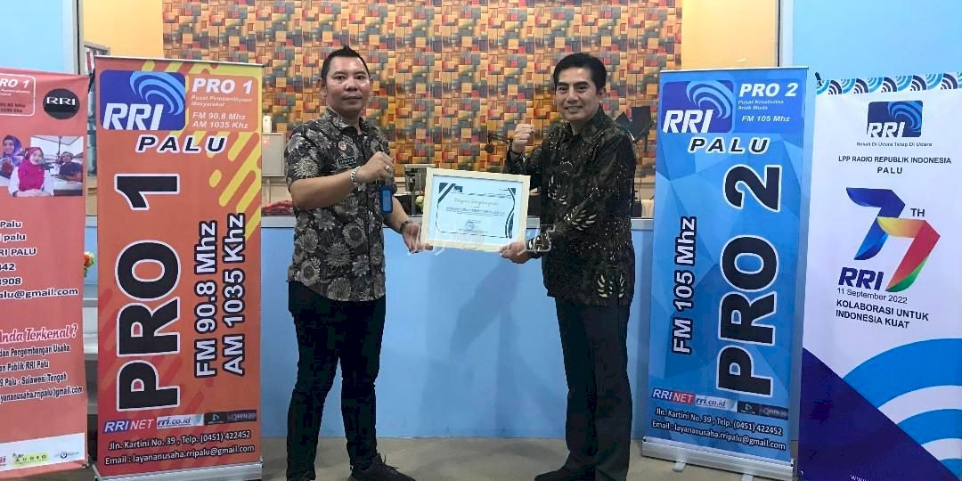 LPKA Palu Sabet Penghargaan LPP RRI Palu Atas Keterbukaan Informasi Masyarakat