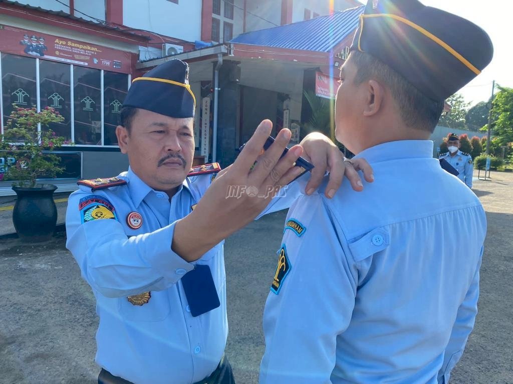 7 Petugas Lapas Narkotika Karang Intan Naik Pangkat, Ini Pesan Kalapas