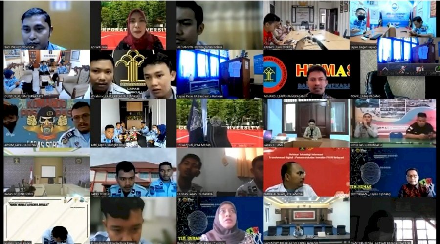 Ditjenpas Berikan Pelatihan Penulisan Siaran Pers dalam Situasi Krisis bagi UPT Pemasyarakatan