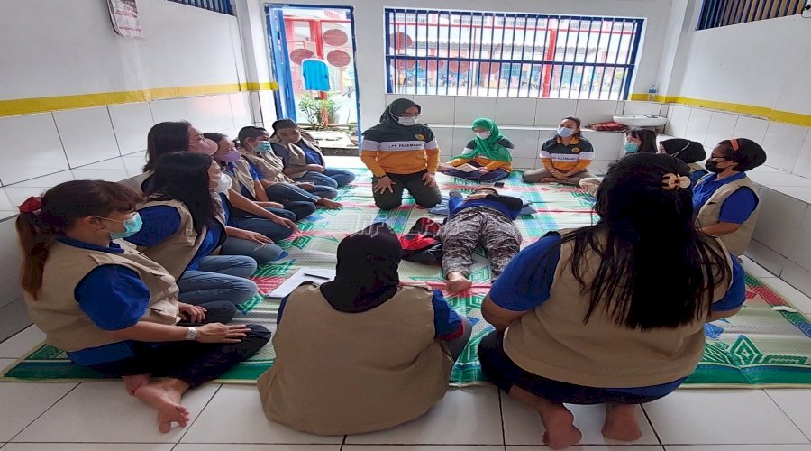 Deteksi Dini, Lapas Perempuan Palembang Gelar Pelatihan “SADARI”