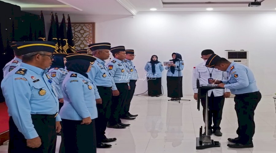 Jadikan Tahun Integritas, UPT Pemasyarakatan Teken Pakta Integritas