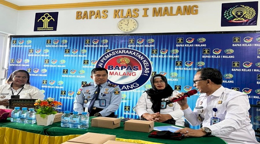Optimalkan Pencanangan ZI, Bapas Makassar Gali Ilmu ke Bapas Malang