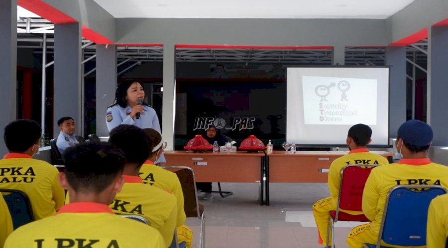 Anak Binaan LPKA Palu Ikuti Penyuluhan Kesehatan Bersama Pernakes Pengayoman Sulteng