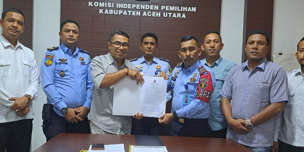 Lapas Lhoksukon Koordinasikan Daftar Pemilih dengan KIP Kab. Aceh Utara