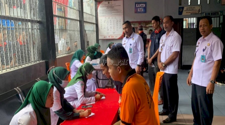 Petugas dan Warga Binaan Lapas Lhoksukon Jalani Skrining Triple Eliminasi TB, HIV, dan Kesehatan Jiwa