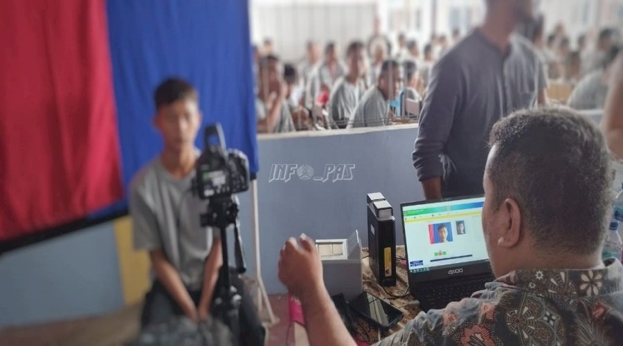 127 Anak Binaan LPKA Medan Lakukan Perekaman KTP-el, KIA, dan KK