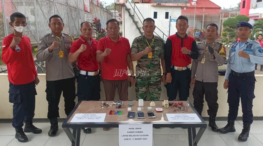 Gandeng APH, Lapas Cilegon Sidak Blok Hunian Warga Binaan