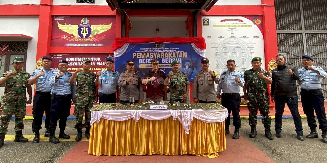  Geledah Kamar Hunian Warga Binaan, Sejumlah Lapas Gandeng APH