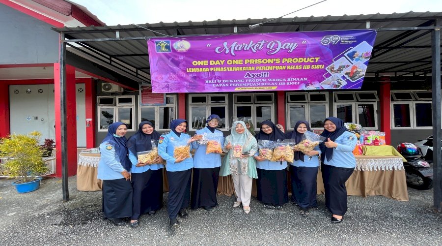 Lapas Perempuan Sigli Pasarkan Produk Warga Binaan Lewat “One Day, One Prison’s Product”