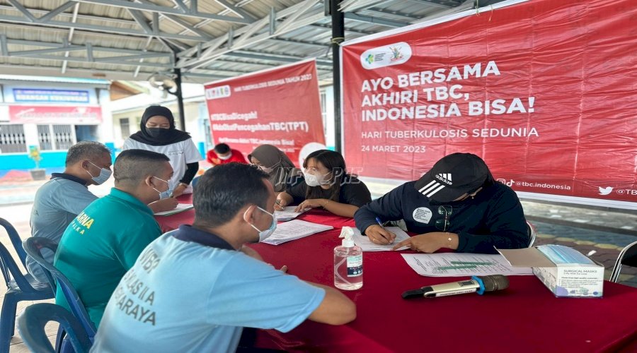 Peringati Hari TBC Sedunia, 100 Warga Binaan Lapas Palangka Raya Jalani Screening TBC