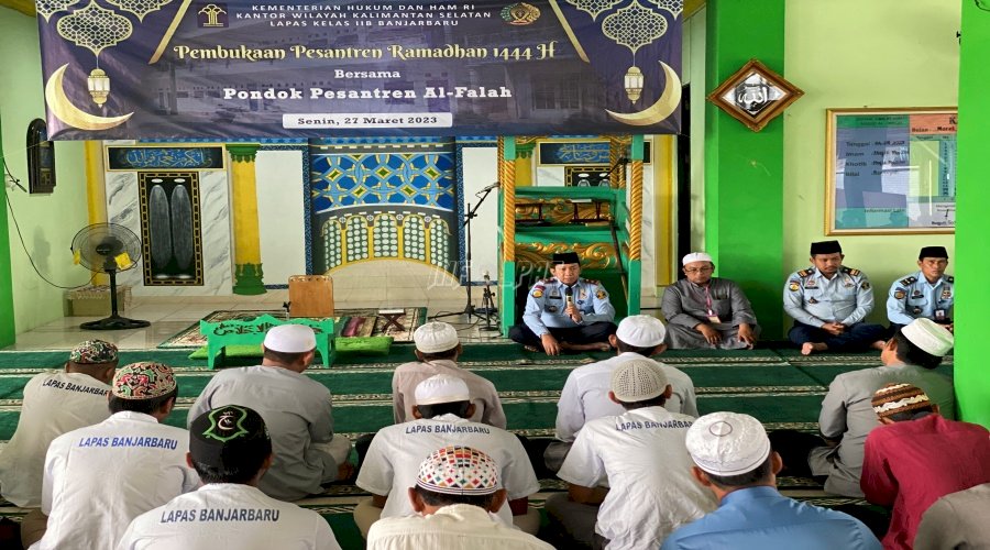 Lapas Banjarbaru Buka Pesantren Ramadan bagi Ratusan Warga Binaan 