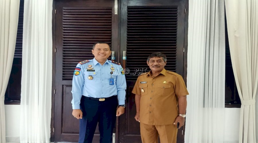 Sambangi Bupati Belitung, Kalapas Tanjungpandan Bahas Peresmian Klinik Pratama dan Pelayanan Publik