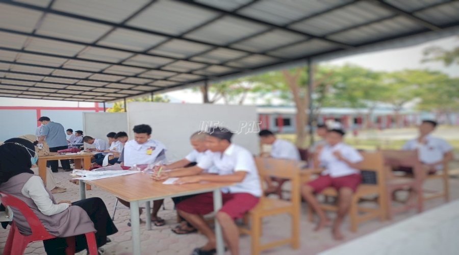 Anak Binaan LPKA Medan Jalani UTS Program Kejar Paket