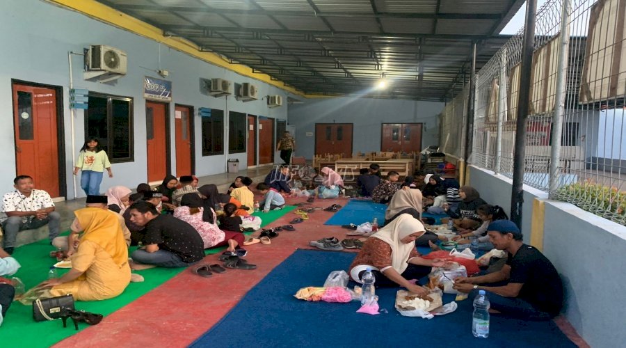 LPKA Medan Teruskan Tradisi Buka Puasa Bersama Anak Binaan dan Keluarganya