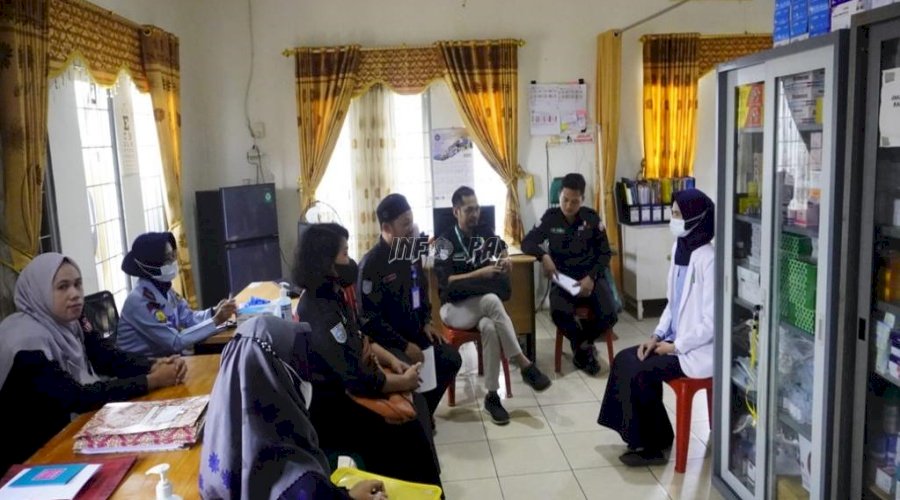 Lapas Narkotika Karang Intan Sambut Visitasi DPMPTSP & Dinkes Kab. Banjar 