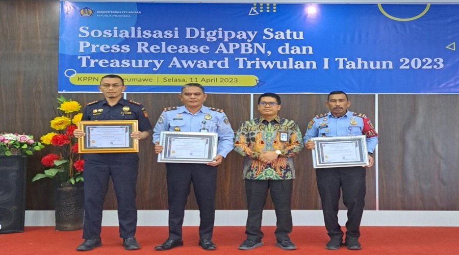 Lapas Lhoksukon Raih Penghargaan dari KPPN Lhokseumawe