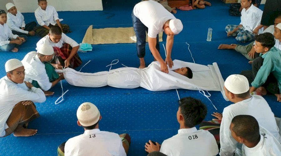 30 Anak Binaan LPKA Medan Belajar Pelaksanaan Fadhu Kifayah