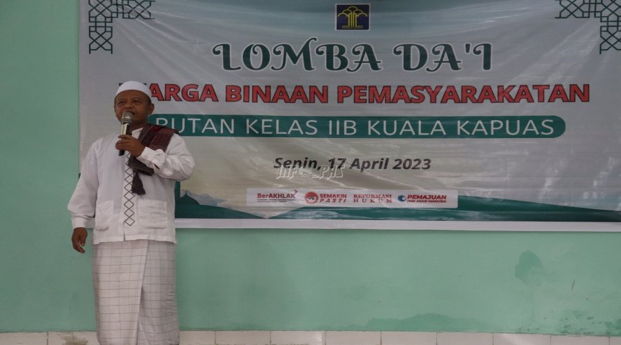 Meriahkan Bulan Ramadan, Rutan Kuala Kapuas Gelar Kontes Dai Antar Warga Binaan