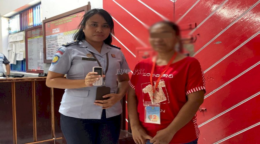 Petugas Lapas Tahuna Gagalkan Penyelundupan Handphone