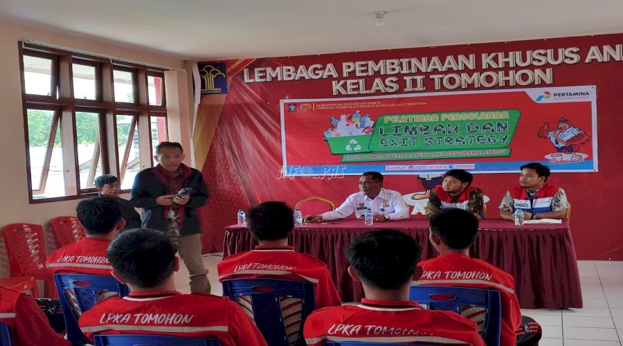 Gandeng PGE Lahendong, LPKA Tomohon Gelar Pelatihan Pengolahan Limbah dan Exit Strategy