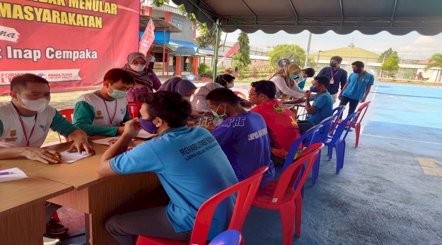 Gandeng Puskesmas Cempaka, Lapas Banjarbaru Penuhi Hak Kesehatan Warga Binaan 