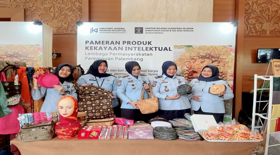 Lapas Perempuan Palembang Pamerkan Karya Warga Binaan di Acara Mobile Intellectual Property Clinic 