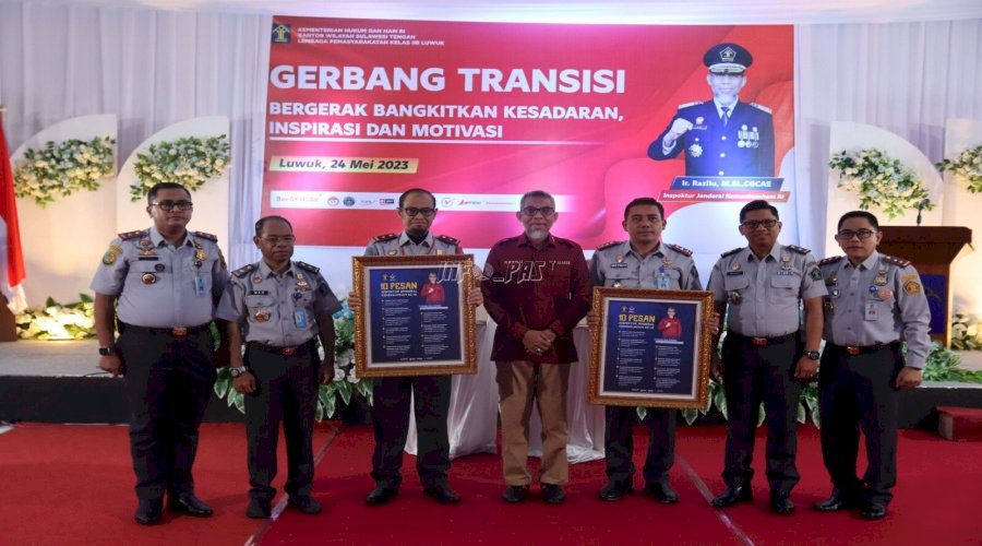 Jajaran Kanwil Sulteng Kedatangan Irjen Kemenkumham, Dapat Motivasi “Gerbang Transisi”