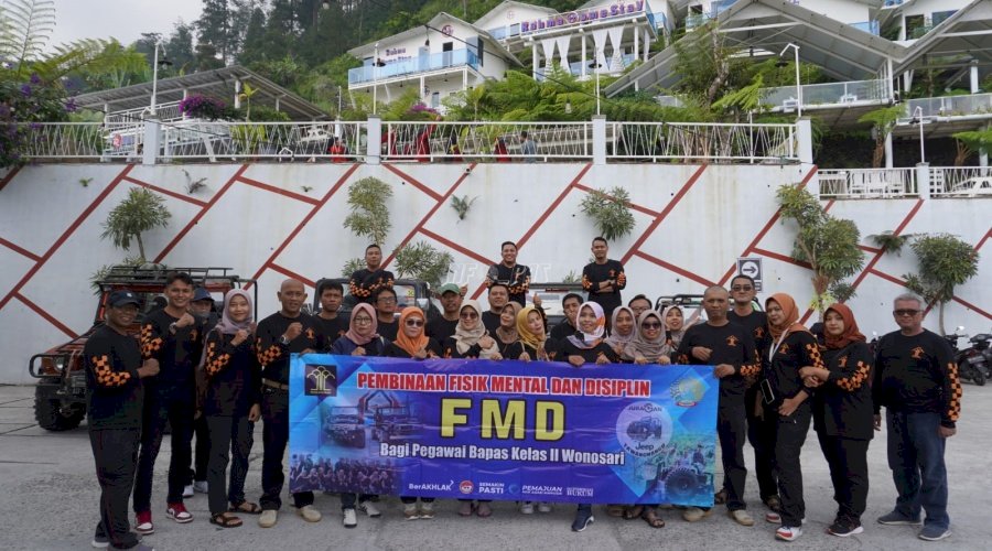Perkuat Kekompakan Petugas, Bapas Wonosari Adakan Pembinaan FMD 