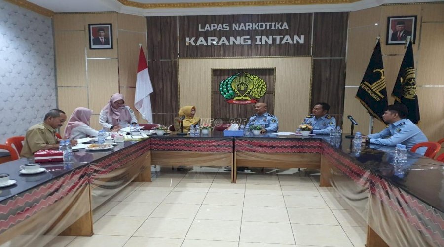 Lapas Narkotika Karang Intan Sambut Tim dari DKUMPP Kab. Banjar