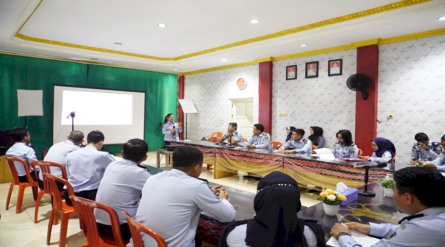 Tinjau Pelaksanaan SPI-KPK, Lapas Narkotika Karang Intan Kedatangan Tim Itjen Kemenkumham