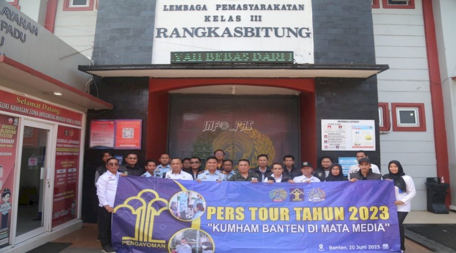 Kedatangan Rombongan Press Tour Banten, Lapas Rangkasbitung Pamer Beragam Inovasi